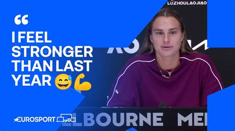 Aryna Sabalenka Reflects On Her AO Open Performances So Far The LOSS