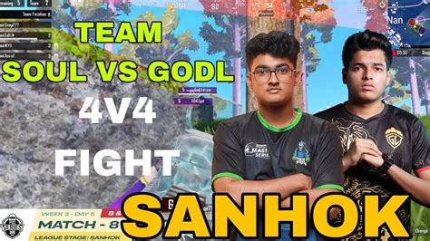 Team Soul Vs Godl V Fight Today In Sanhok Bmps Live Week Day