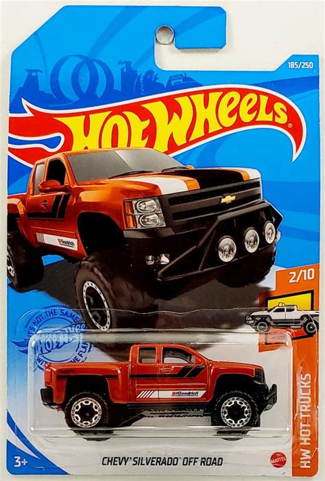 Hot Wheels Chevy Silverado Off Road Hot Trucks