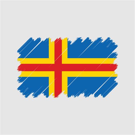 Aland Islands Flag Vector. National Flag 10774455 Vector Art at Vecteezy