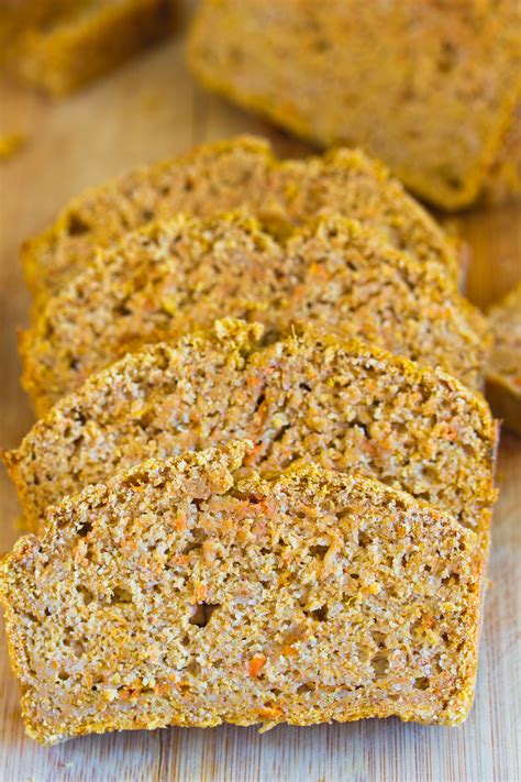 Sugar Free Carrot Bread Savvy Naturalista