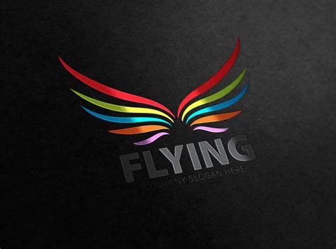 Flying Logo | ? logo, Graphic design photography, Cmyk color