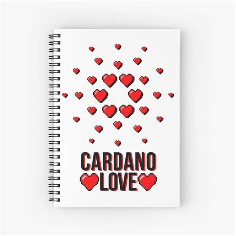 Cuaderno De Espiral Con La Obra I Love Cardano Los Items De