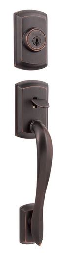 Kwikset Avalon Handleset Single Cylinder Smartkey Venetian Bronze