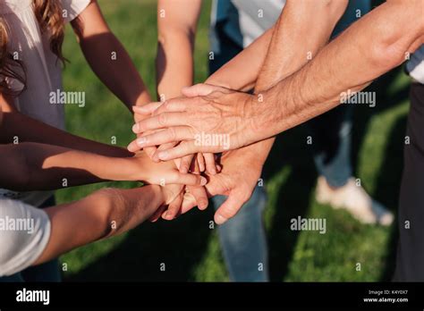 family holding hands Stock Photo - Alamy