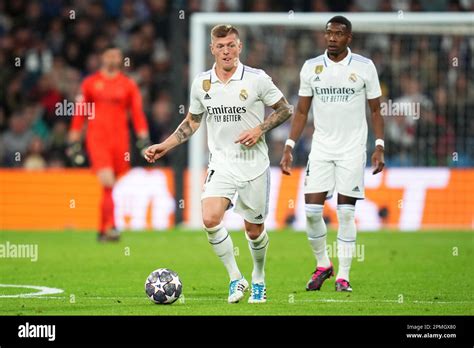 Toni Kroos Del Real Madrid Durante La Partita Della Uefa Champions