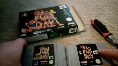 I Have Been Scammed Real Vs Fake N Cartridge Conkers Bad Fur Day