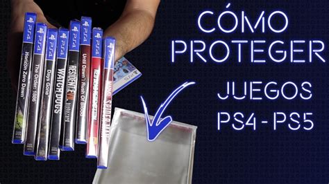 Cómo proteger o precintar JUEGOS PS4 y PS5 Consejo videojueguil YouTube