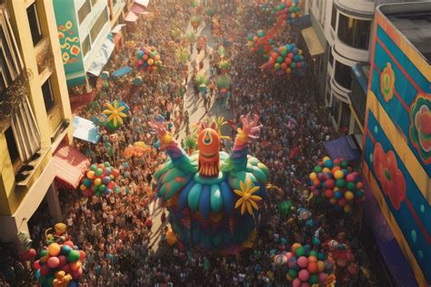 Carnival parade on the street in Rio de Janeiro ,Brazilian Carnival ...