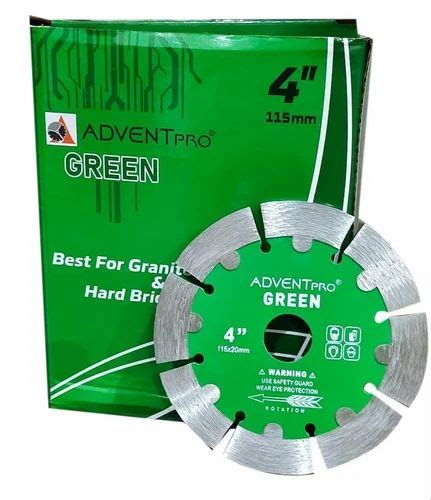 Advent Pro Green Inch Granite Cutting Blade At Rs Piece Stone