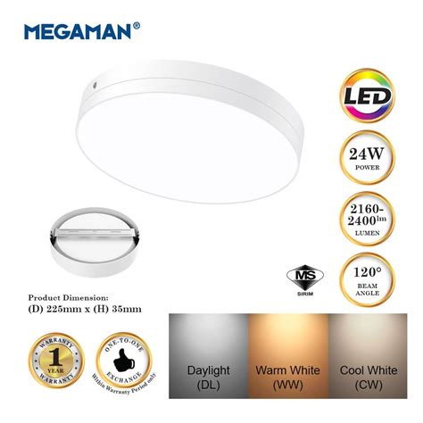 Sirim Megaman Mxtl W W W Surface Led Downlight Ceiling