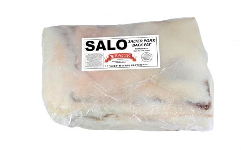 Salo Salted Pork Back Fat