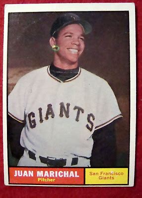 Juan Marichal Topps Rookie Baseball Card San Francisco