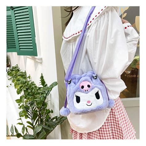 Japan Sanrio Kawaii Cinnamoroll Sanrio Plush Bag My Melody Anime