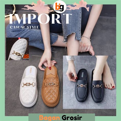 Jual Bg Cod Spt Sepatu Wanita Loafers Import Sepatu Wanita