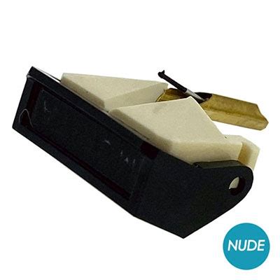 JICO レコード針 MORITAシリーズ SHURE VN35用交換針 無垢丸針 NUDE 192 VN35 KUROGAKI