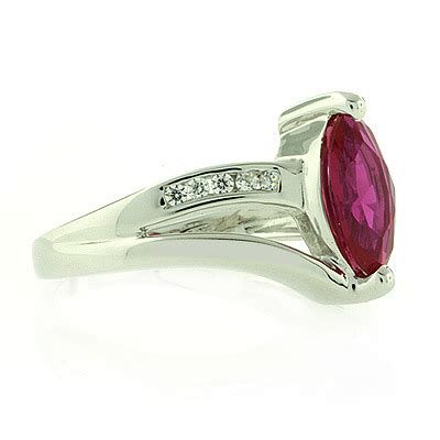 Sterling Silver Ruby Ring