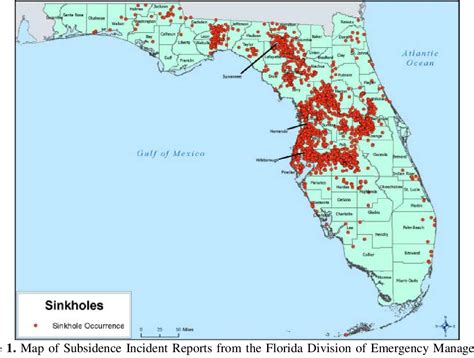 Sinkhole Locations In Florida Map - Map