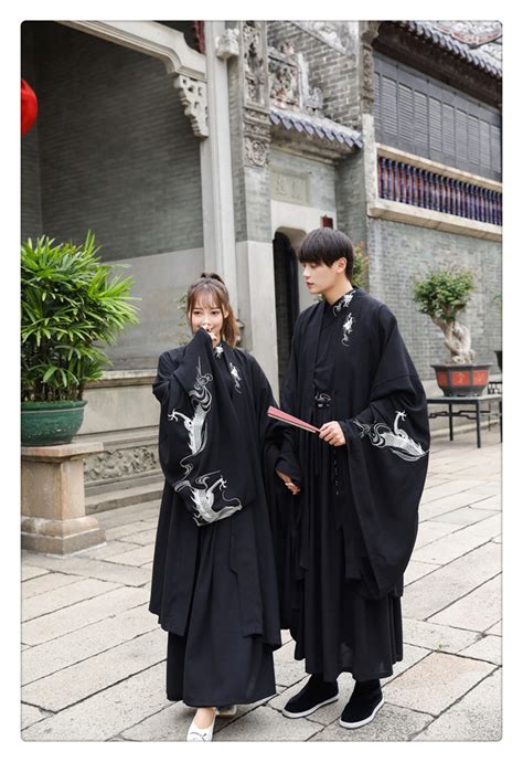 Large Size Women Traditional Hanfu Dress Man Han Dynasty Costume Couple