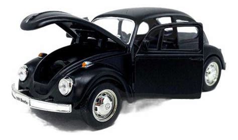 Carrinho De Ferro Fusca Clássico 1 32 Miniatura Coleção RMZ No