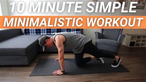 10 Min SIMPLE MINIMALIST WORKOUT At HOME In 2022 BODYWEIGHT ONLY