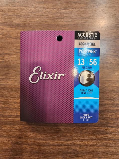 Elixir Medium Polyweb Acoustic Guitar Strings | Quattlebaum Music