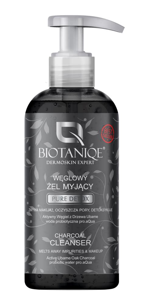 BIOTANIQE Pure Detox żel do mycia twarzy węglowy 200 ml Drogeria