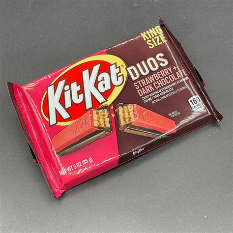 New Kit Kat Duos Strawberry Dark Chocolate King Size 85g Usa Lim