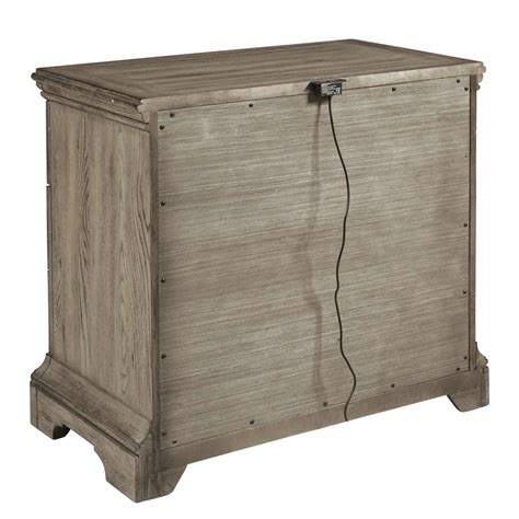 Pulaski Garrison Cove Nightstand With Storage Drawers And Usb Port