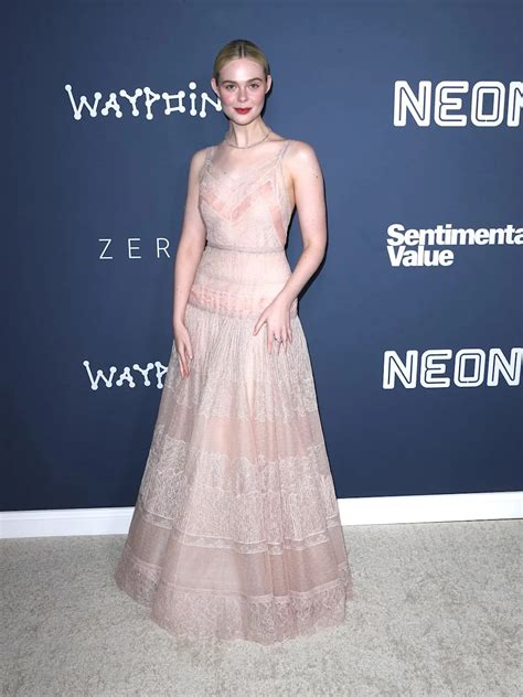 Elle Fannings Latest Transparent Nude Gown Reimagines The Modern Princess