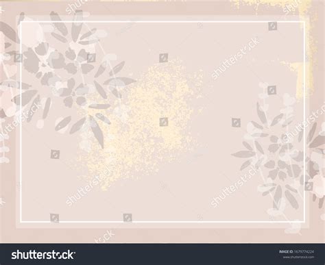 Floral Chic Nude Pink Gold Blush Stock Vector Royalty Free Shutterstock
