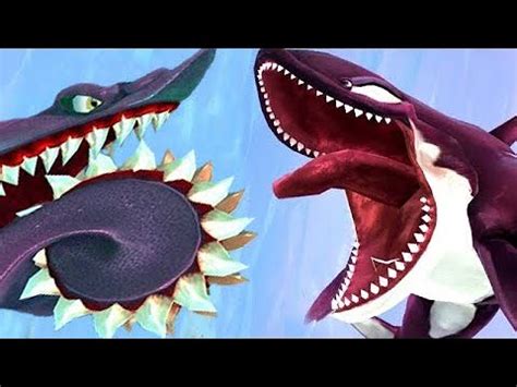 Hungry Shark World Killer Whale Vs BUZZ Helicoprion All Sharks