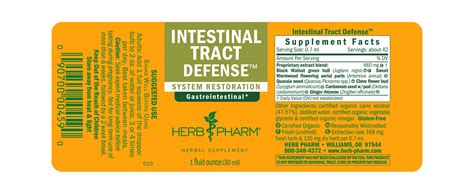 Intestinal Tract Defense™ Liquid Herbal Extract | Herb Pharm