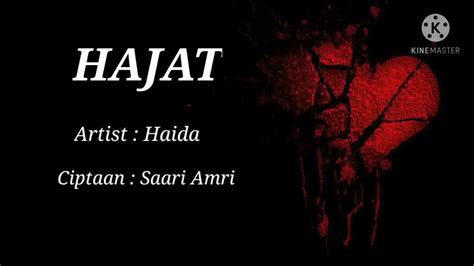 Hajat - Haida [lyrics video] - YouTube