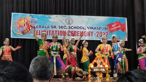 Kerala School Vikaspuri 2022felicitation Ceremony Group Dance Youtube