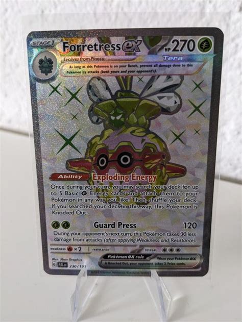 Pokemon Paldea Evolved Forretress EX 230 193 EN Ab 1Fr Acheter