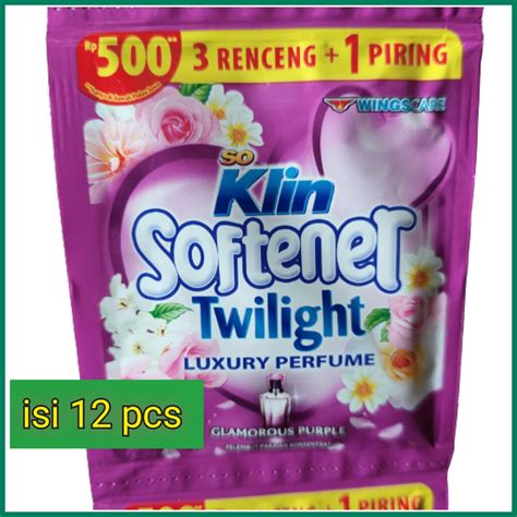 SOKLIN SOFTENER PEWANGI 500 14ml 1 RENCENG ISI 12 14 Sachet Lazada