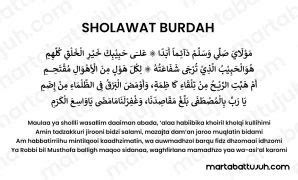 Bacaan Sholawat Burdah Arab Latin Dan Artinya M