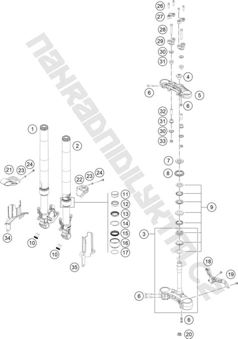 N Hradn D Ly Ktm Sch Ma Front Fork Triple Clamp Pro Model Ktm