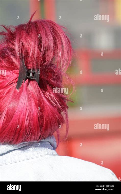 woman with red hair in wales Stock Photo - Alamy