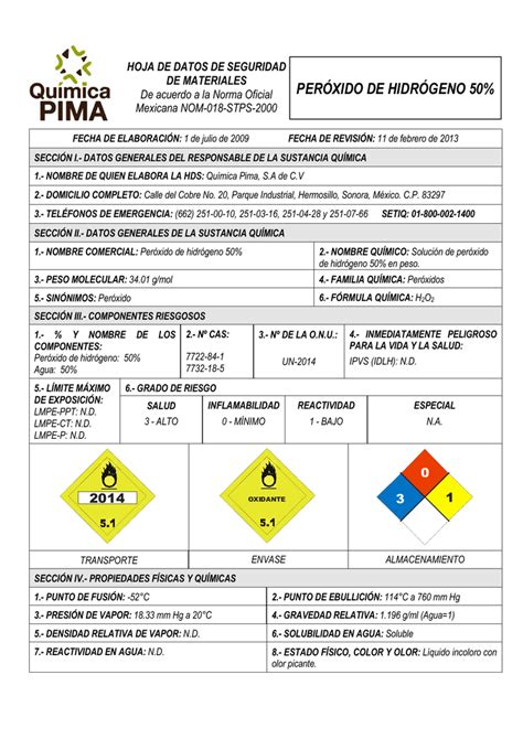 Ficha De Normas De Seguridad 7AA