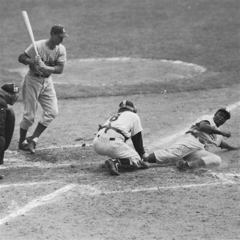 Jackie Robinson Stealing Bases