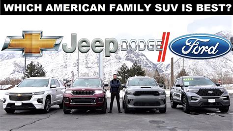 Chevy Traverse Vs Jeep Grand Cherokee L Vs Dodge Durango Vs Ford