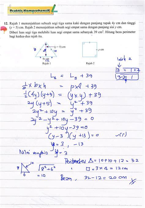 Matematik Tingkatan Bab Fungsi Dan Persamaan Kuadratik Dalam Satu