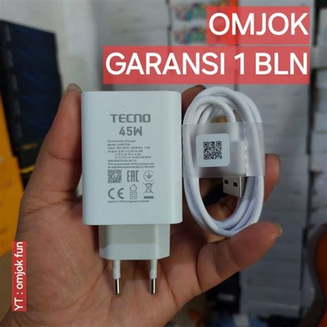 jual charger copotan tecno pova p original  copotan shopee indonesia