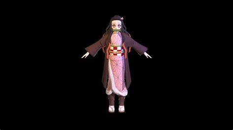 Nezuko Kamado Demon Slayer Download Free 3d Model By Atharva Jagtap Atharvaj365 134a47b