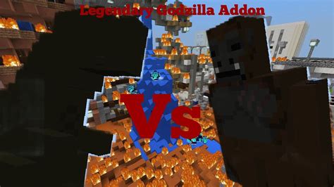 Minecraft Legendary Godzilla Addon Godzilla Kingkong Mothra And