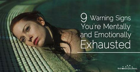 Warning Signs Youre Mentally And Emotionally Exhausted Health