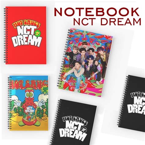Jual Notebook Nct Dream Hot Sauce Spiral Notebook Kpop Shopee Indonesia