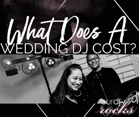 What Does a Wedding DJ Cost? [Pricing Guide] | Our DJ Rocks